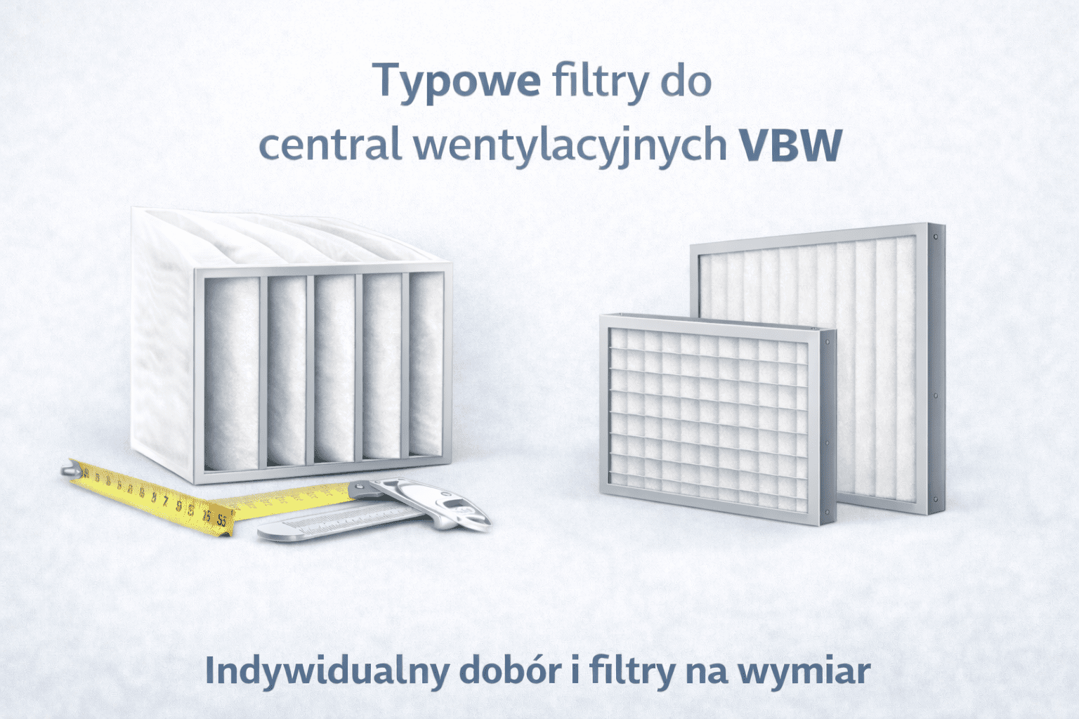 Typowe filtry powietrza do central VBW