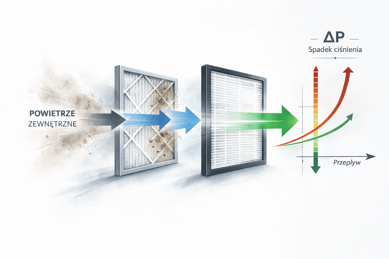 Dwustopniowa filtracja w centrali HVAC - prefiltr i filtr dokładny