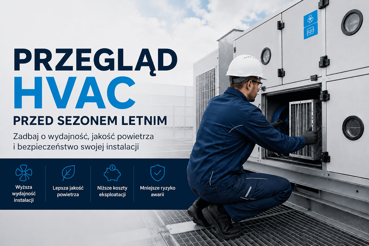 Serwis i przegląd instalacji HVAC przed sezonem letnim - TECHMES